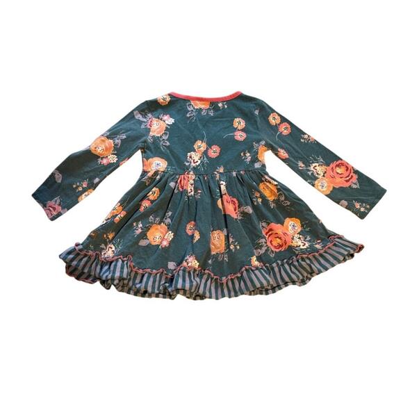 Matilda Jane Blue Floral Dress Girls 2 - Picture 4 of 5